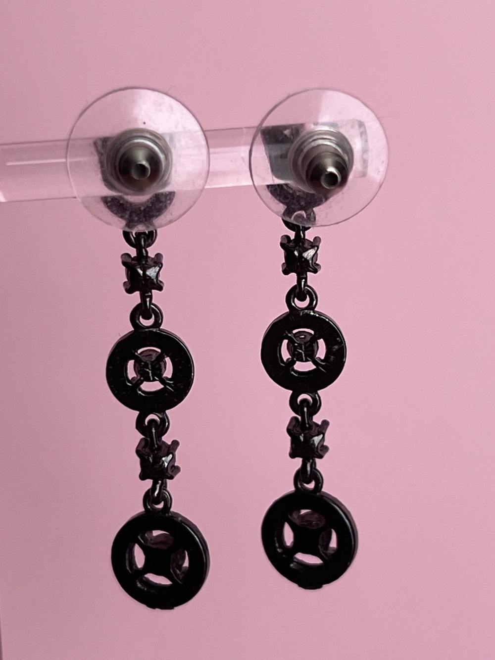 Black Dangle Earrings - Women Jewelry